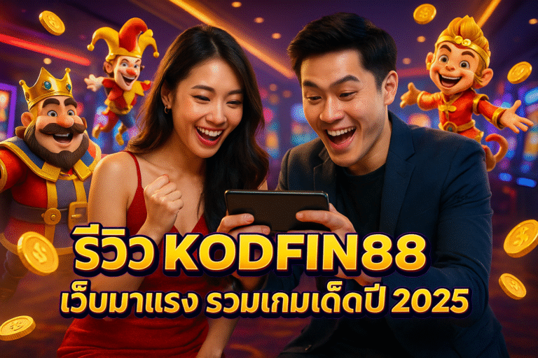 รีวิว KODFIN88 เว็บมาแรง รวมเกมเด็ดปี 2025